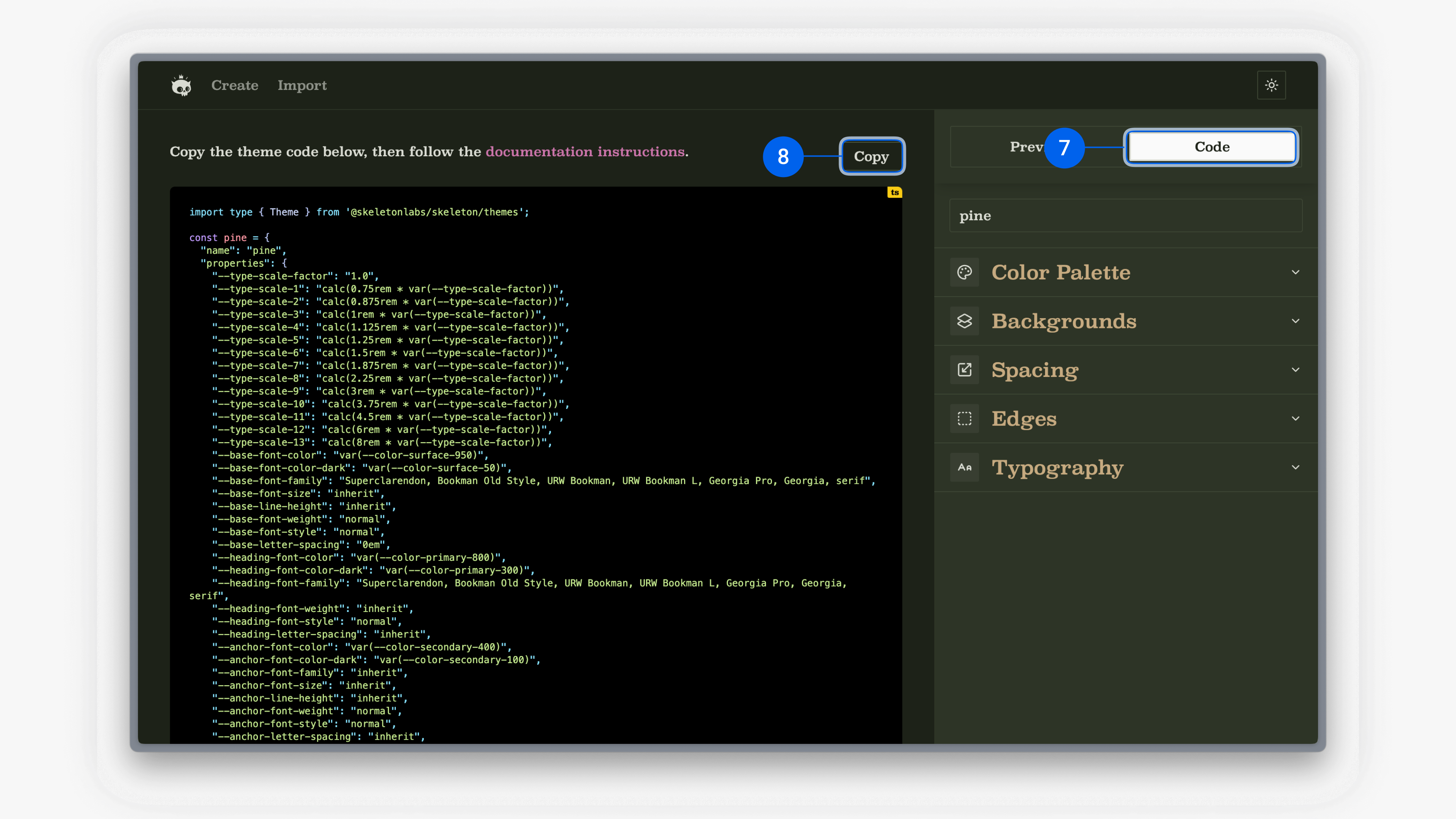 Install or update theme